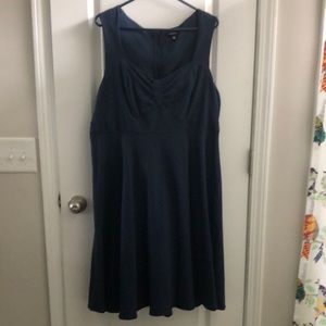 Torrid navy dress